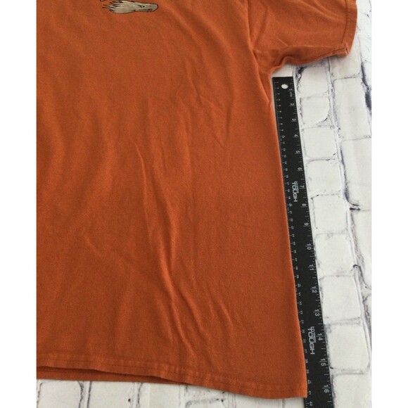Harley-Davidson T-Shirt Men’s Size 2XL Orange Screamin Eagles Motorcycles Gildan - Picture 4 of 9